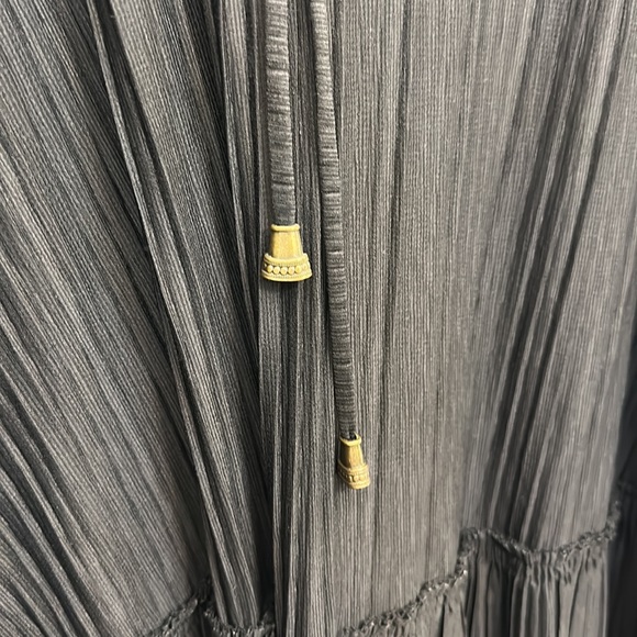 Free People I can’t help it pleated short black dress XS - Picture 6 of 8